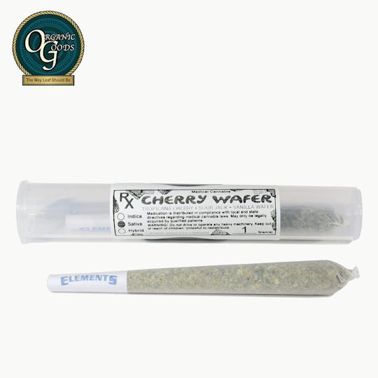 Organic Goods - Organic Goods Pre-Roll Cherry Wafer 1 G - 1