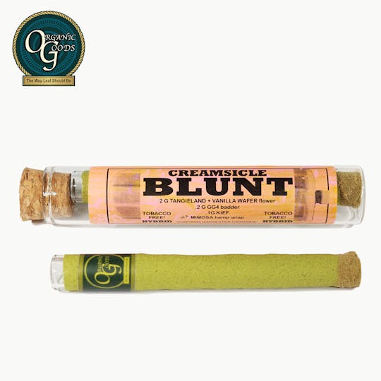 Organic Goods - Organic Goods TF Blunt Dipped in Badder & Kief Creamsicle 2.3 G - 1