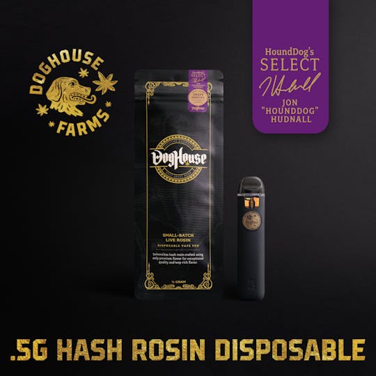 Doghouse Farms - Grape Smacks - 5.g Hash Rosin Disposable - 1