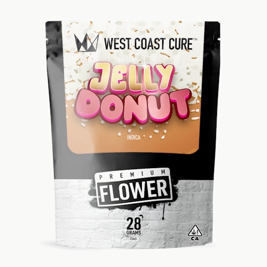 West Coast Cure - Jelly Donut - 28G Premium Flower - 1