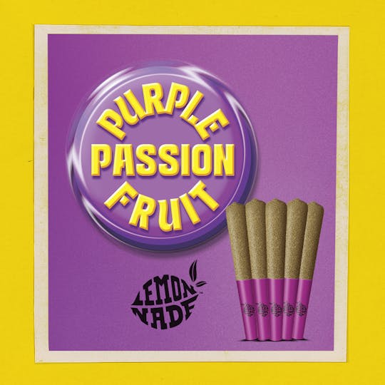 Lemonnade - Lemonnade - 5PK Infused Pre Rolls - Purple Passionfruit - 1