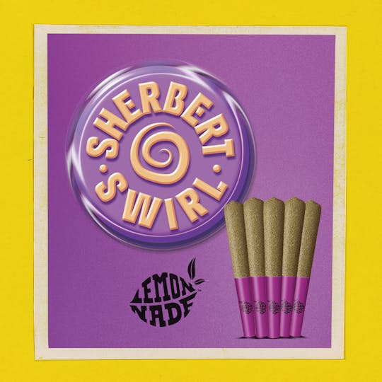 Lemonnade - Lemonnade - 5PK Infused Pre Rolls - Sherbert Swirl - 1