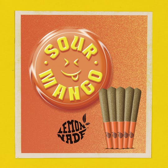 Lemonnade - Lemonnade - 5PK Infused Pre Rolls - Sour Mango - 1