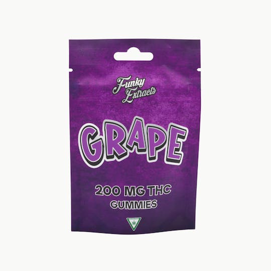 Funky Extracts - Funky Extracts Gummies - Grape (200mg) - 1