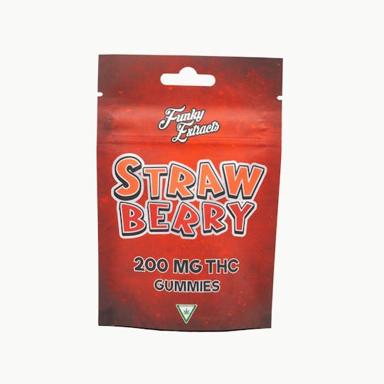 Funky Extracts - Funky Extracts Gummies - Strawberry (200mg) - 1