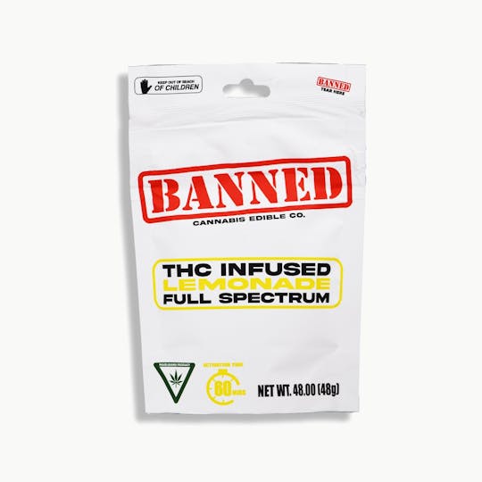 Banned Edible Co - LEMONADE GUMMY CLUSTERS 200MG | 4 PACK - 1