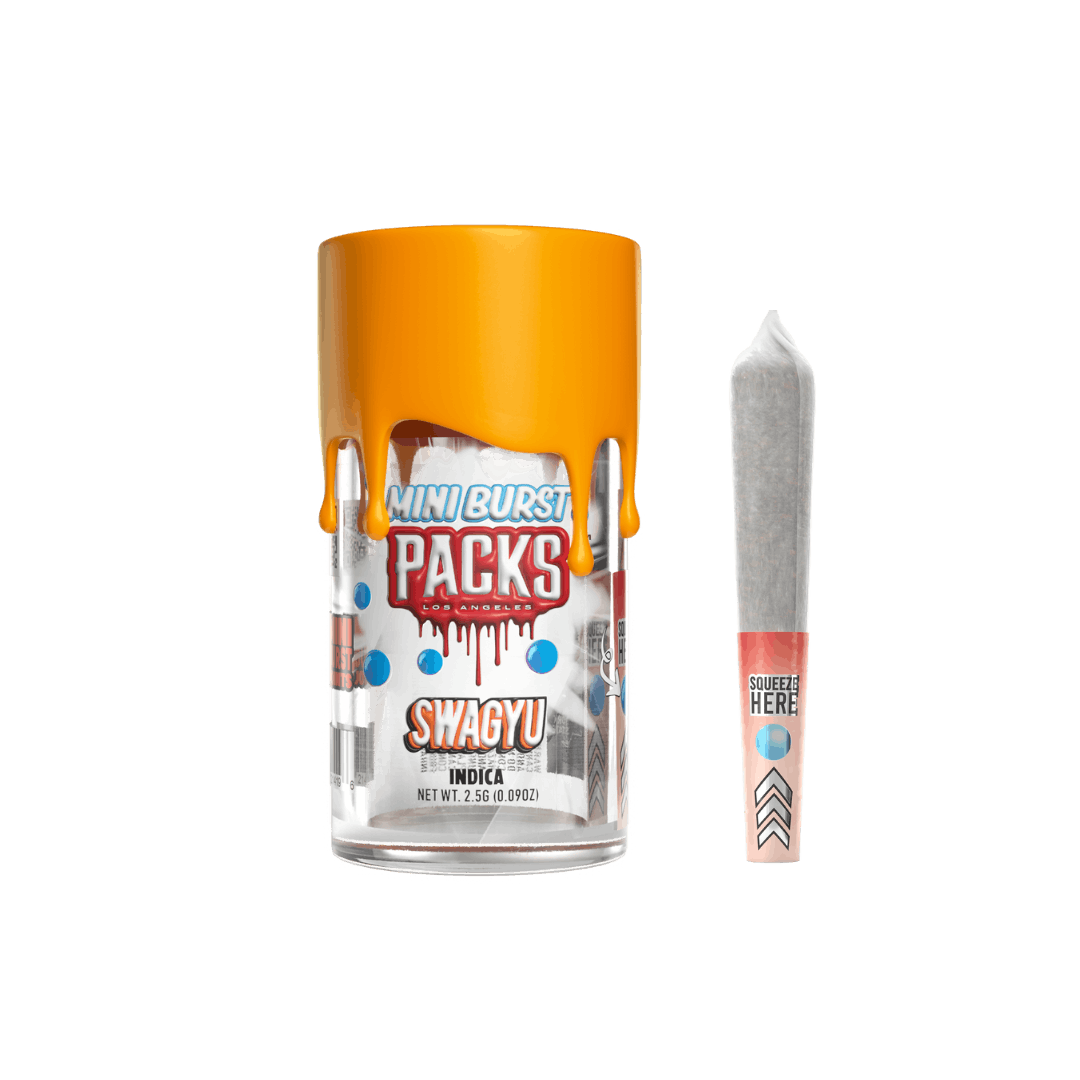Packwoods - SWAGYU | Packs Mini Bursts - 5 Pack Infused Mini Joints | 2.5G - 1