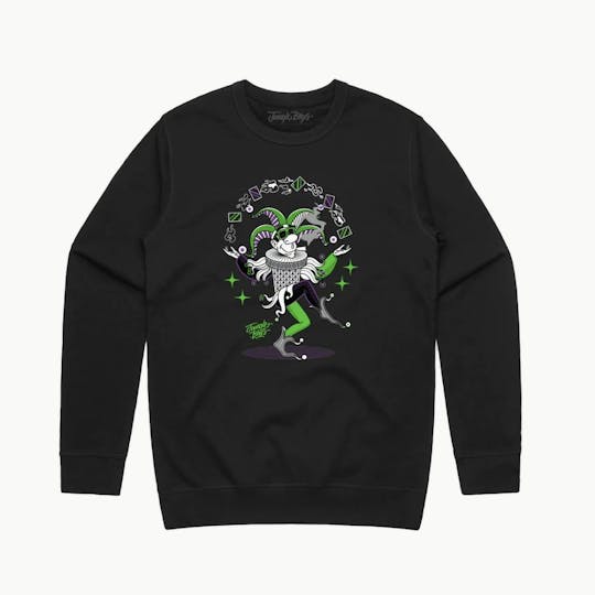 Jungle Boys - Jungle Boys Clothing | Joker Crewneck - 3XL (Black) - 1