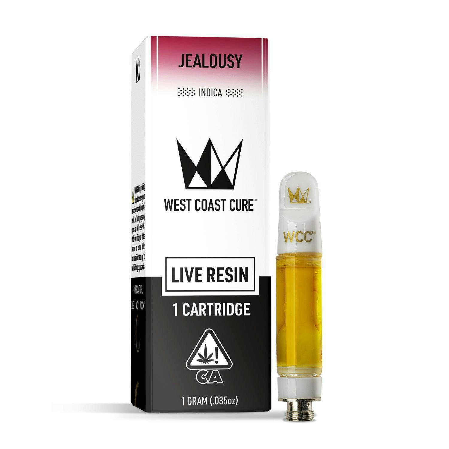 West Coast Cure - Jealousy Live Resin Cartridge - 1g - 1