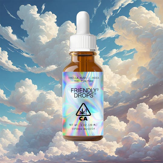 Friendly Brand - Vanilla Kush 1000mg Full Spectrum Tincture - 1