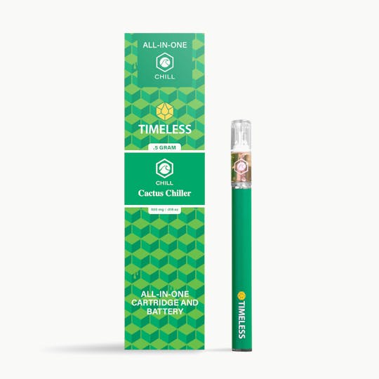 Timeless Vapes - Timeless Cactus Chiller 500mg All-In-One Vape Cartridge (Chill) - 1