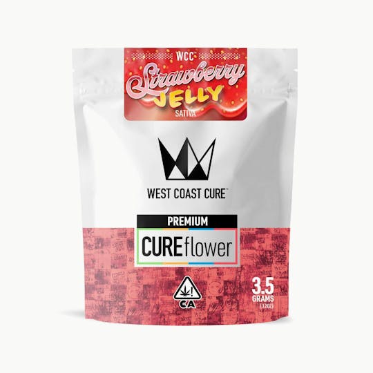 West Coast Cure - Strawberry Jelly - 3.5G Premium Flower - 1