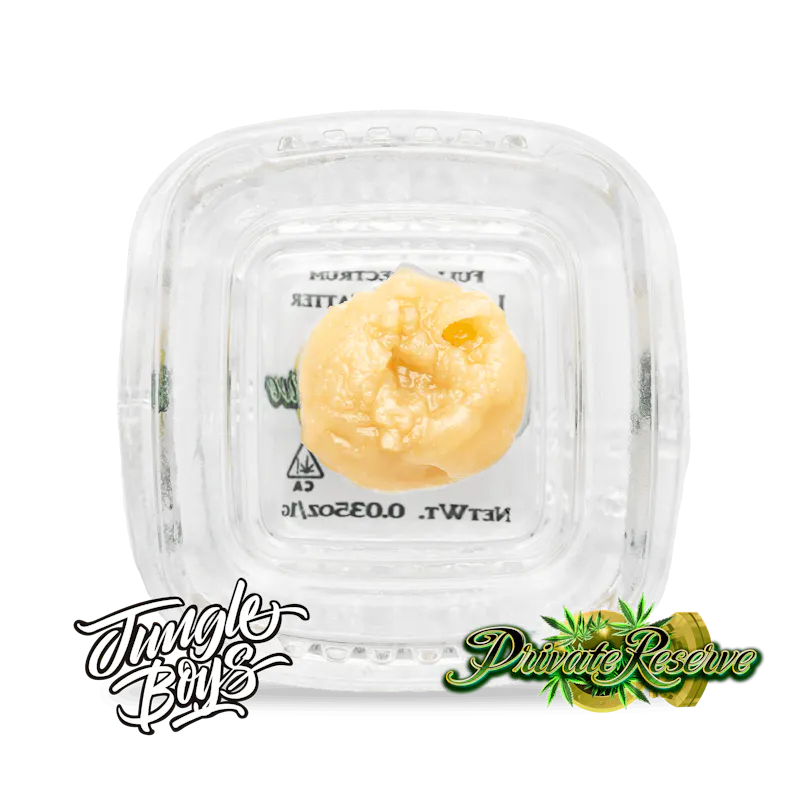 Jungle Boys Private Reserve - 2.5g Full Spectrum Live Rosin Batter