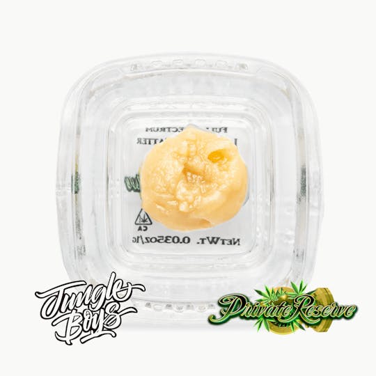 Jungle Boys - Jungle Boys | Private Reserve - .5g Full Spectrum Live Rosin Batter - 1
