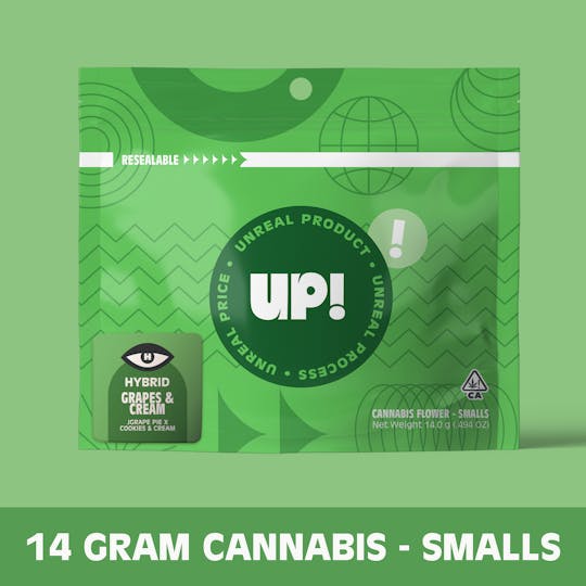 UP! - Grapes & Cream Premium Smalls Flower 14g - 1
