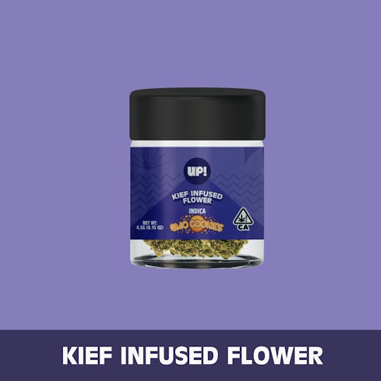 UP! - GMO Cookies Kief Infused Flower 4.5g - 1
