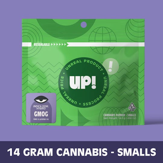UP! - GMOG (I - Hybrid) Premium Smalls Flower 14g - 1