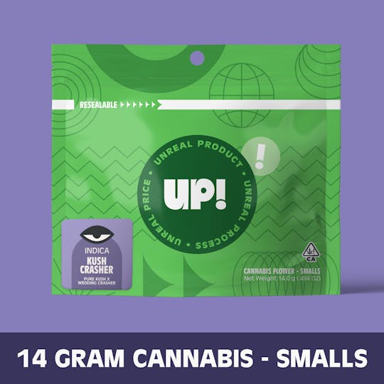 UP! - Kush Crasher Premium Smalls Flower 14g - 1