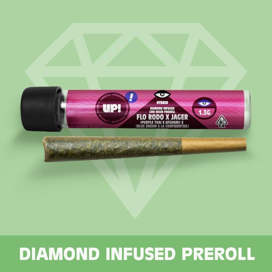 UP! - Flo Rodo x Jager Diamond Infused Preroll 1.3g - 1