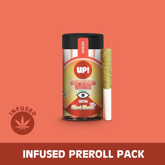 UP! - Maui Wowie (Sativa) 5 pack Diamond Infused Preroll 2.5g - 1