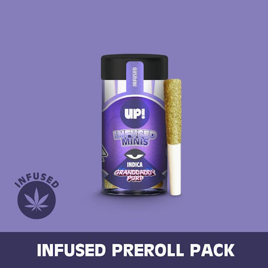 UP! - Granddaddy Purp (Indica) 5pk Diamond Infused Preroll 2.5g - 1