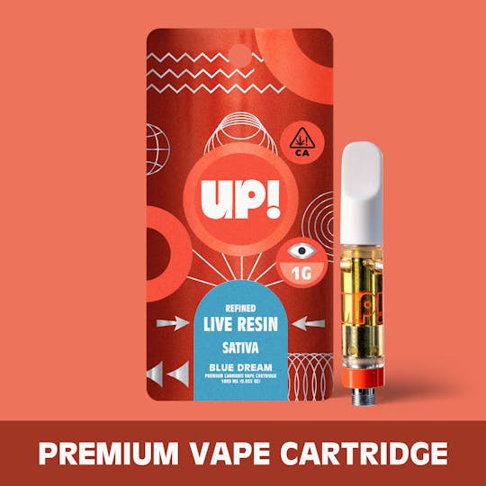 UP! - Blue Dream (Sativa) Live Resin Cartridge 1g - 1