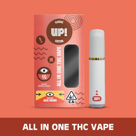 UP! - Jack Herer (Sativa) Classic All-In-One Vape 1g - 1
