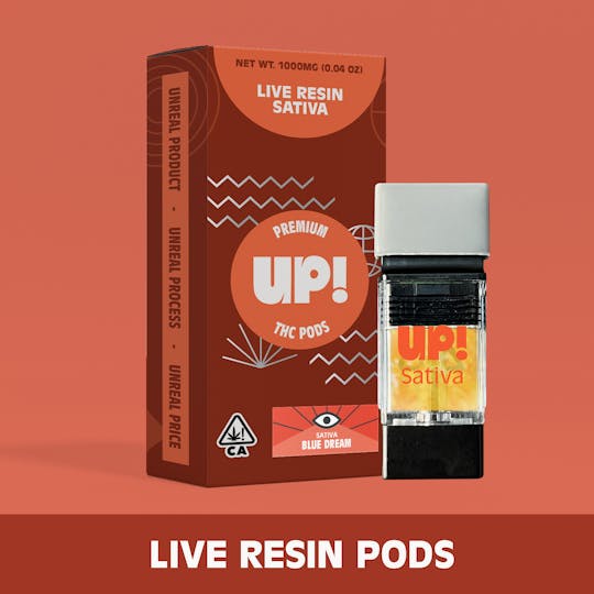 UP! - Blue Dream (Sativa) Live Resin Pod 1g - 1
