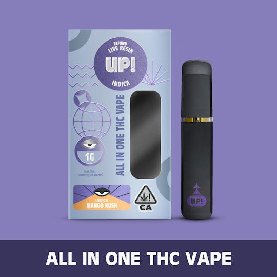 UP! - Mango Kush (Indica) Live Resin All-in-one 1g - 1