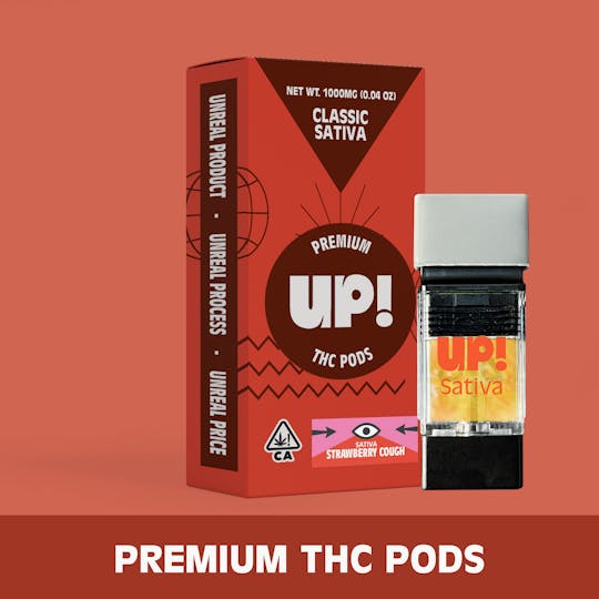 UP! - Strawberry Cough (Sativa) Classic Pod 1g - 1