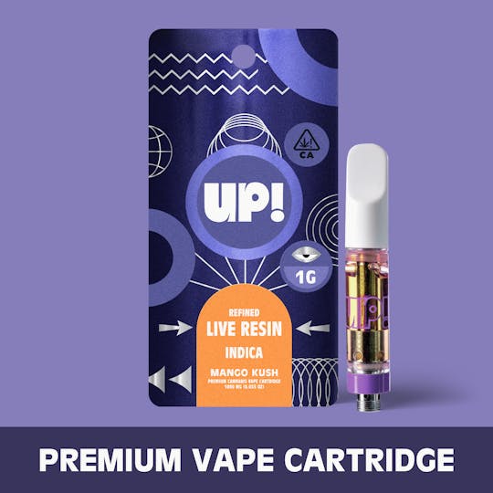 UP! - Mango Kush (Indica) Live Resin Cartridge 1g - 1