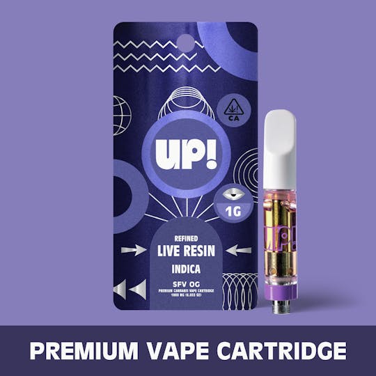 UP! - SFV OG (Indica) Live Resin Cartridge 1g - 1