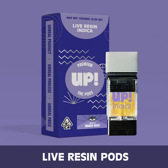 UP! - Mango Kush (Indica) Live Resin Pod 1g - 1