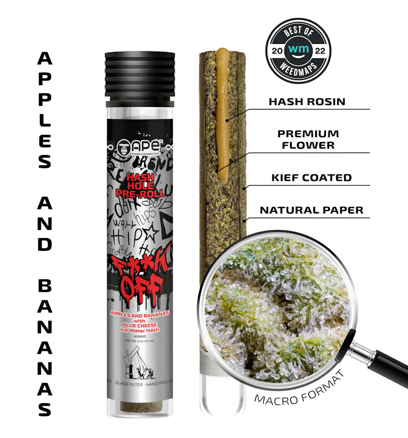 APE Apples And Bananas & Blue Cheese Hash Hole 2.5g