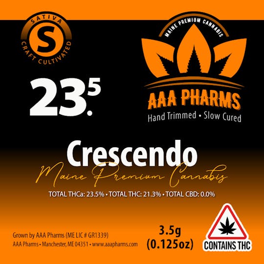 AAA Pharms - Crescendo - Premium Flower - 1