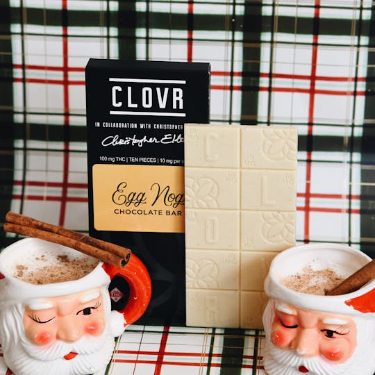 CLOVR - CLOVR - 100mg - Chocolate Bar - Egg Nog - 1