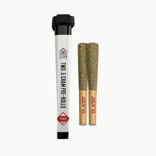 CLOVR - CLOVR- Pre-rolls- 0.5g 2 Pack - Loud Mix - 1