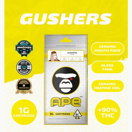 APE Premium Cannabis Corp - GUSHERS — Sauce Cart 1000 mg. - 1
