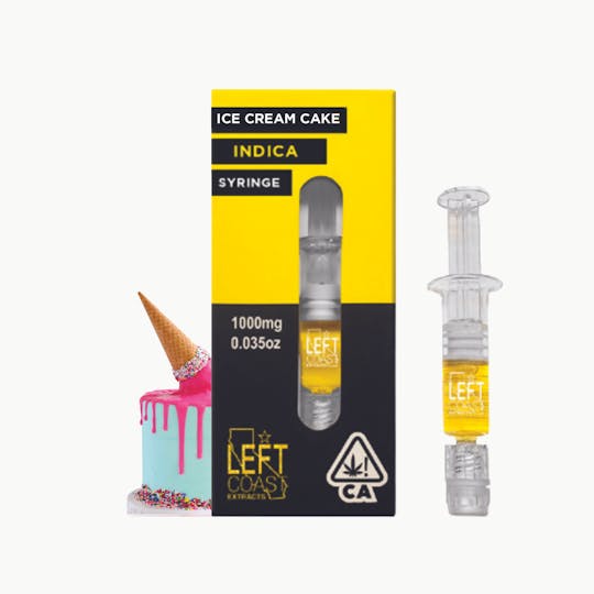 LEFT COAST - Ice Cream Cake - Premium THC Syringe 1G - 1