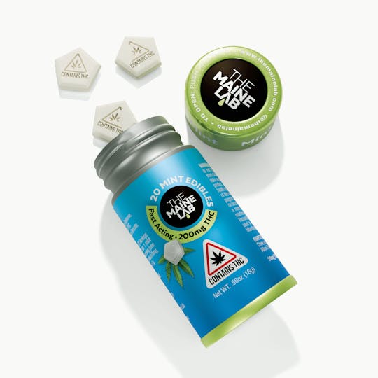 The Maine Lab - Nano THC Mints (200MG) - 1