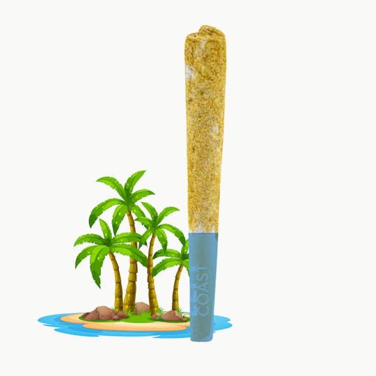 LEFT COAST - Lil Lefty Infused Preroll Single .75g. - MAUI WAUI - 1