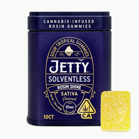 Jetty Extracts - Rosin Shine (Sour Tropical) Gummy - 1