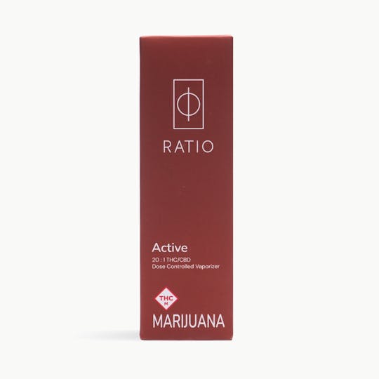 RATIO - Active 20:1 Dose Controlled Vape | 0.5g - 1