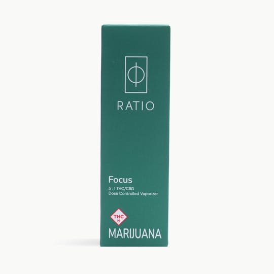 RATIO - Focus 5:1 Dose Controlled Vape | 0.5g - 1