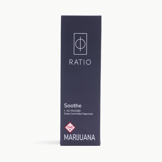 RATIO - Soothe 1:20 Dose Controlled Vape | 0.5g - 1