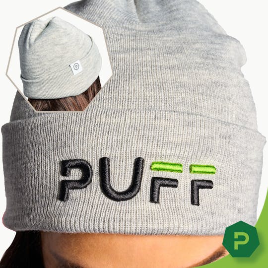 Puff Cannabis Company - PUFF Beanie Gray - 1