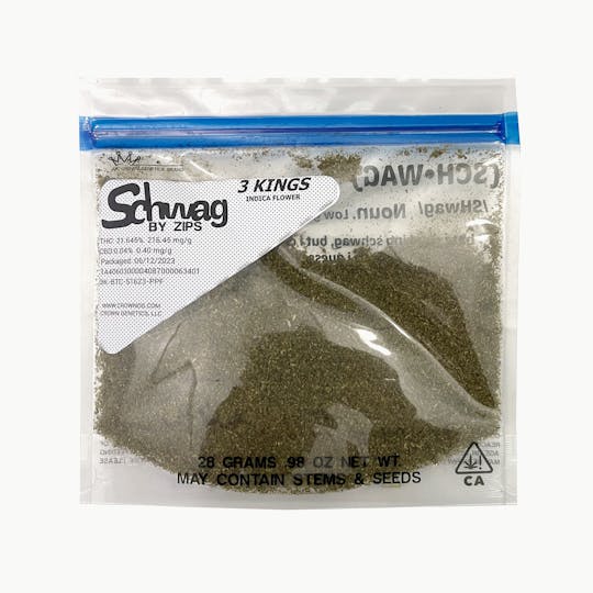 Crown Genetics - Schwag by Zips 3 Kings Ounce - 1