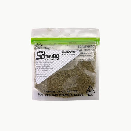 Crown Genetics - Schwag by Zips White Fire Quarter Ounce - 1