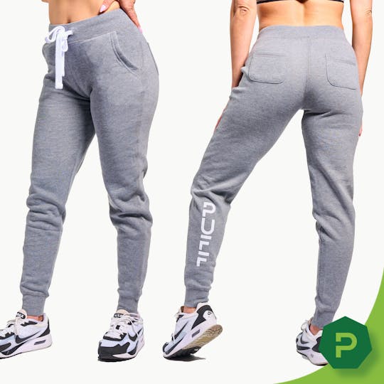 Puff Cannabis Company - PUFF Joggers Light Gray - 1