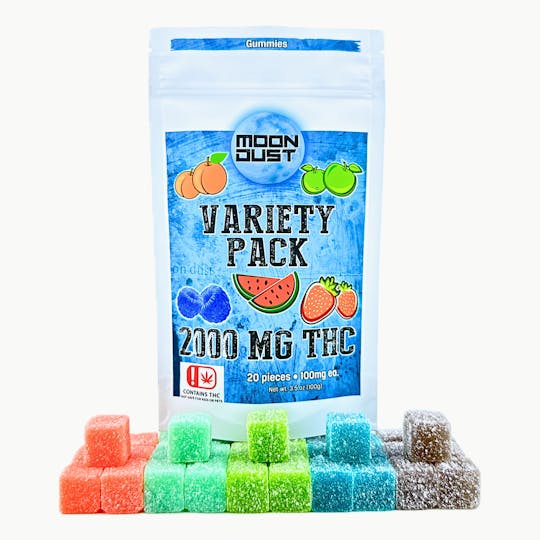 MOON DUST - 2000MG THC VARIETY PACK - 20 PIECES - 1